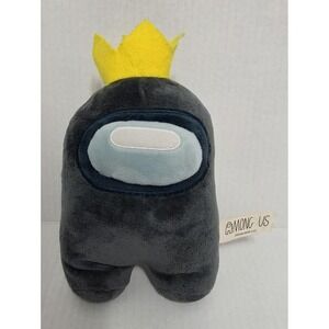 Among Us Series 2 Gray Imposter Toikido Innersloth Plush With Crown 8"